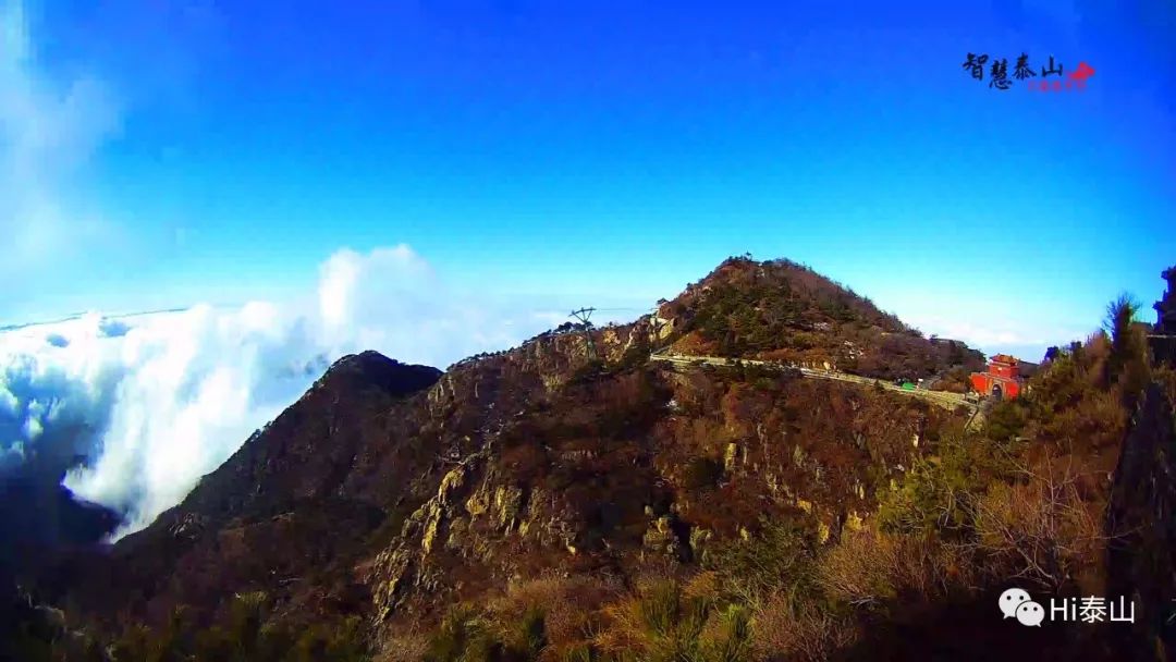 空山新雨后云雾绕泰岱