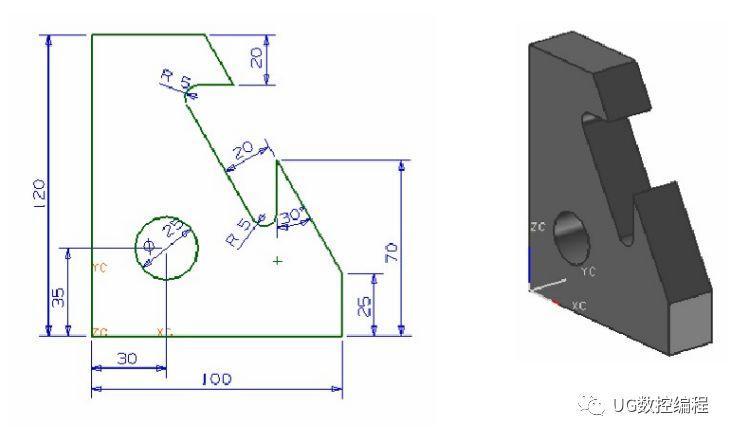 ug编程画图建模图纸分享收藏后再也不用担心没有练习图啦