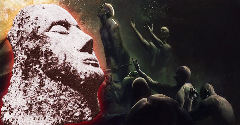 原创南美巨大神秘人头雕像,面部特征并非玛雅人形象