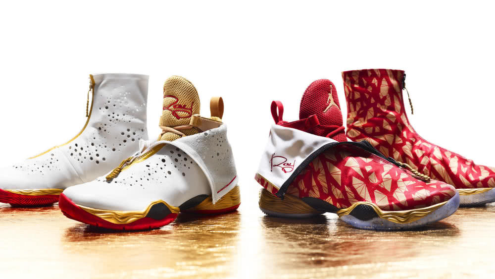 超美6年前雷阿伦上脚的aj28有多阔气高帮设计加拉链酷炫无比