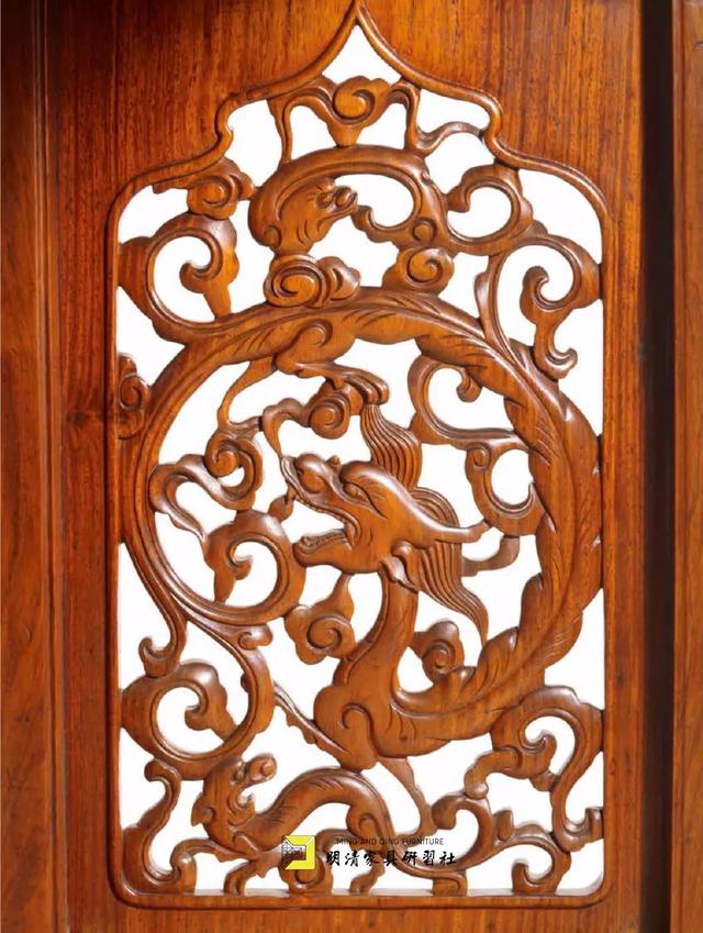 案清 黄花梨龙纹翘头案清 黄花梨翘头案清早期 鸡翅木螭龙纹翘头案明