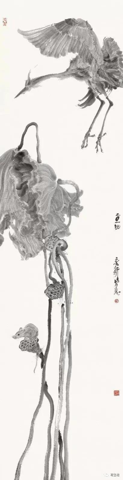 纸本水墨 2014耦园写生之八 周京新周京新 58cm×86cm 纸本水墨 2014