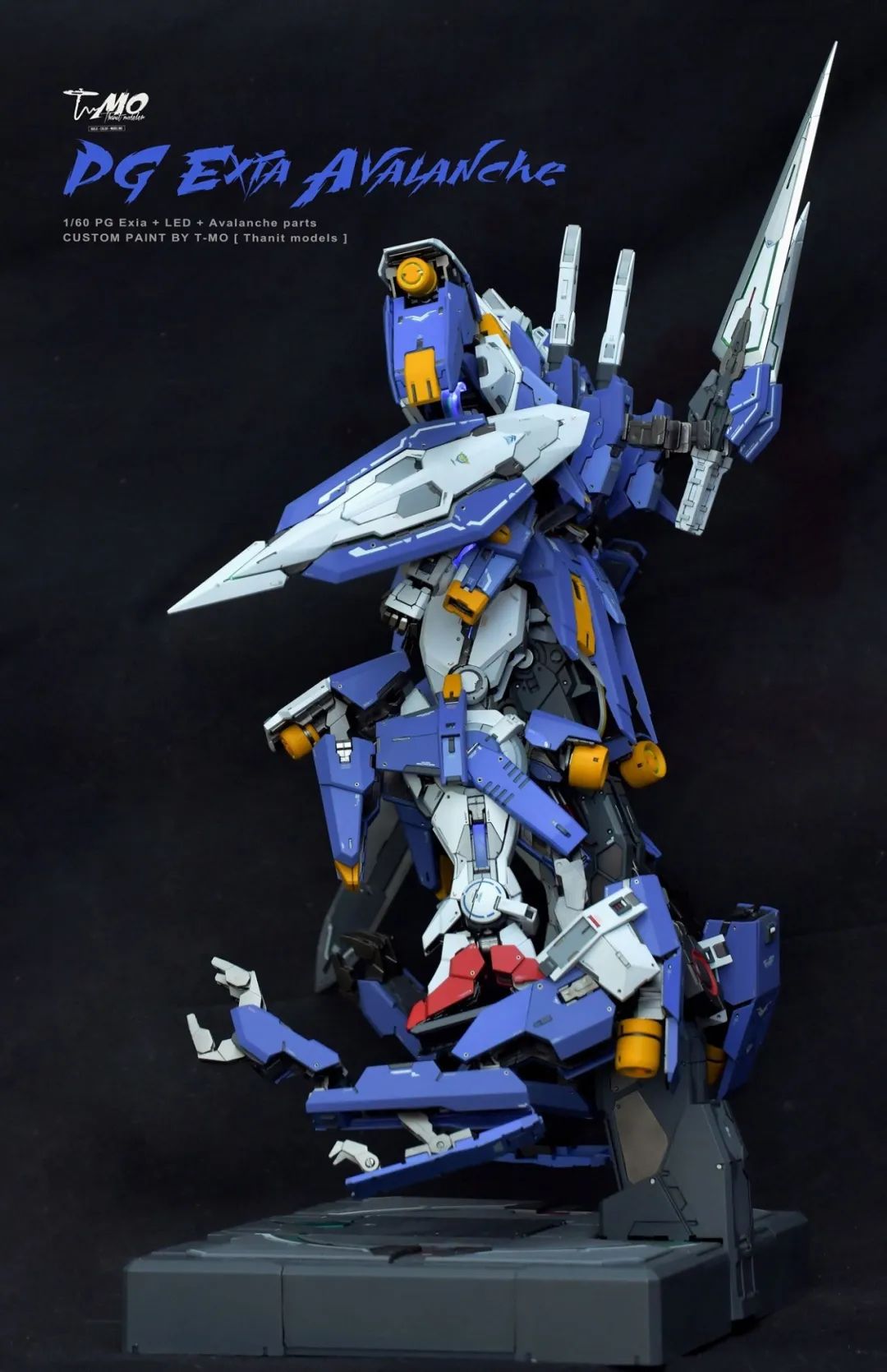 pg160雪崩能天使涂装制作岂止于大还很帅