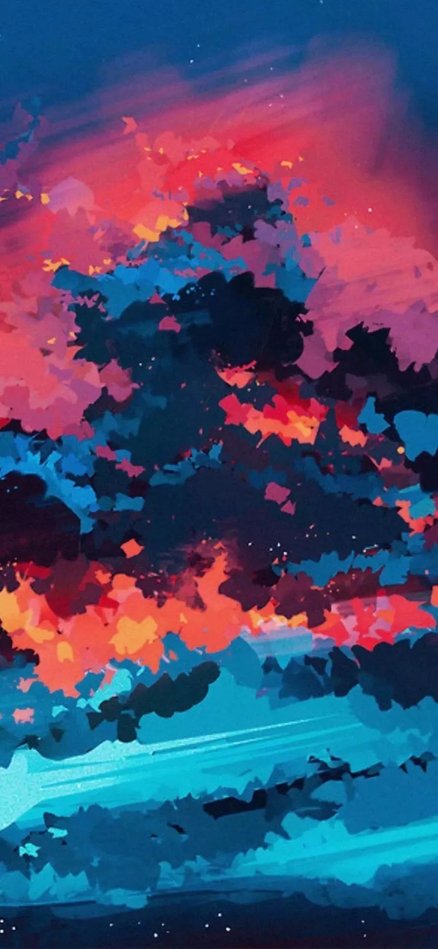 极简油画风壁纸别具一格哦