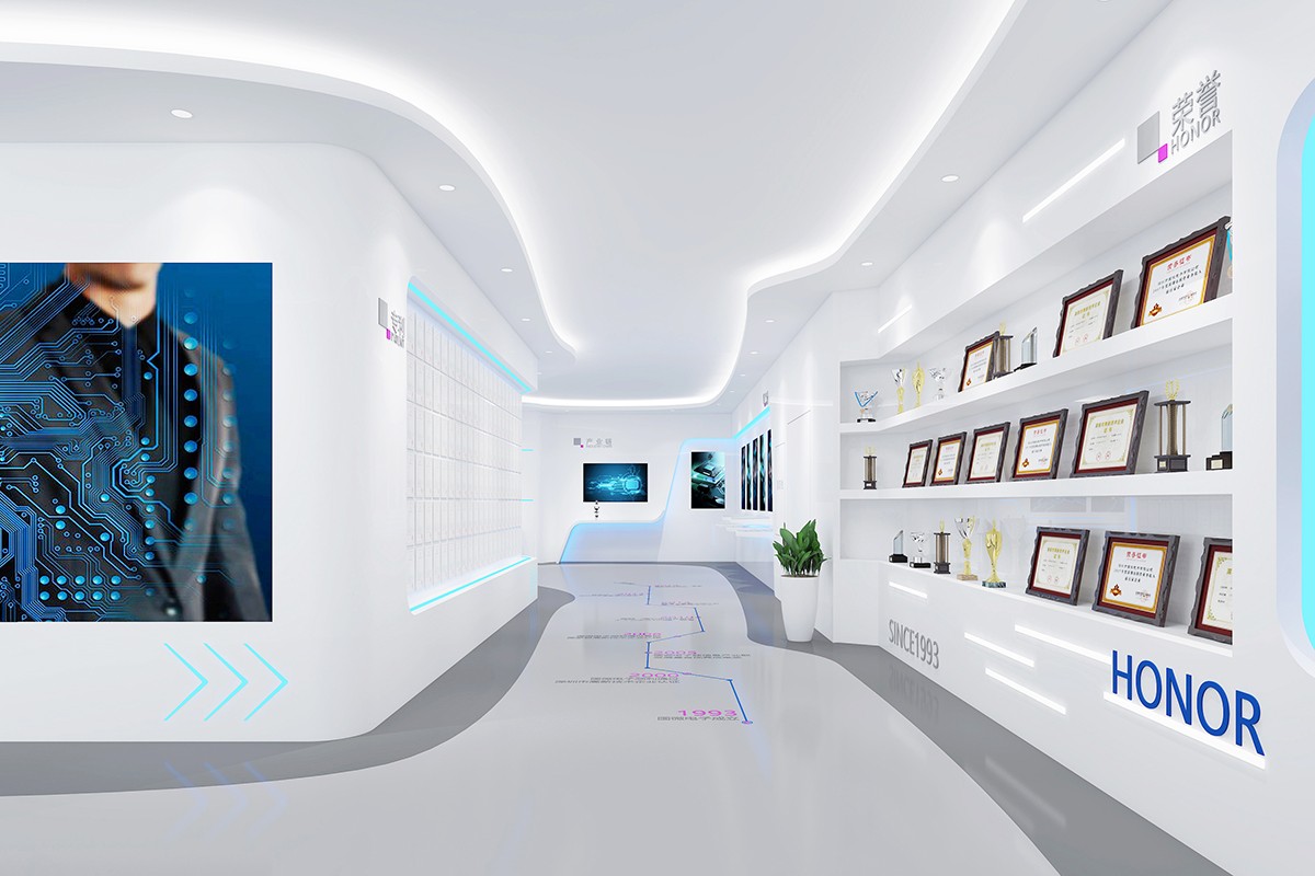 弧线之美闪耀匠心展厅设计案例分享