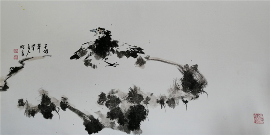 以笔抒怀 以画言情 书画家:孟昭良携手战疫