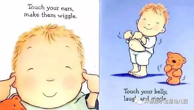touch your belly, laugh and giggle.摸摸你的小肚子,咯咯地笑出来.