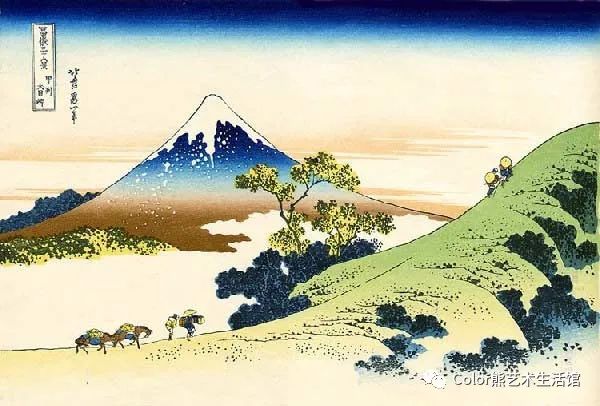 因日本茶叶的包装纸印有浮世绘版画图案19世纪中期开始,欧洲由日本