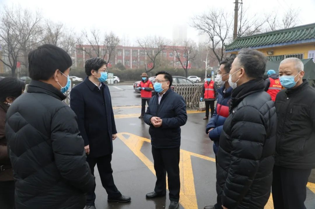 2月25日上午,淄博市卫生健康委党组书记,主任宋晓东,淄川区政府区长