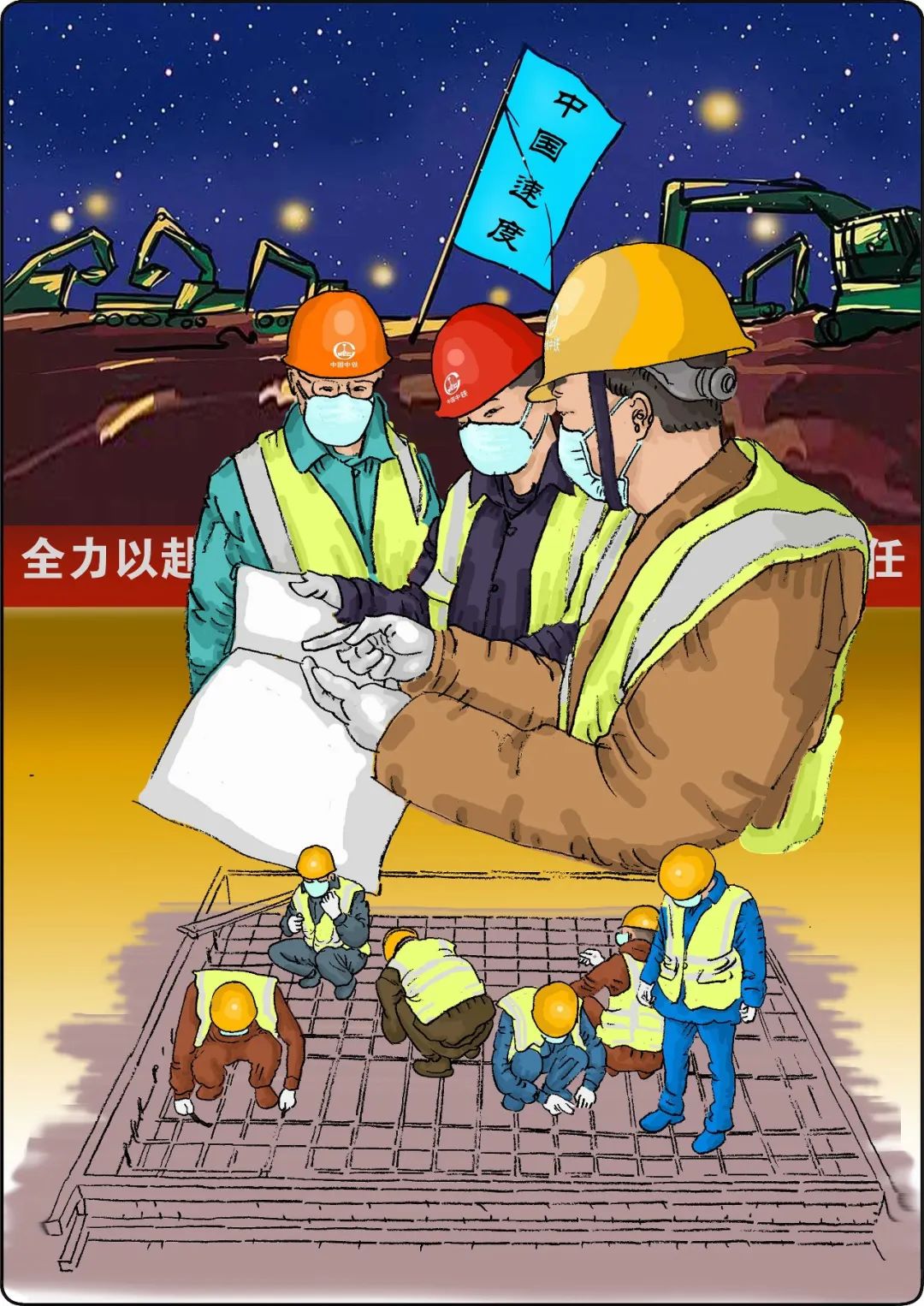 "疫"无反顾,9幅漫画彰显必胜信心,致敬最美逆行者_疫情