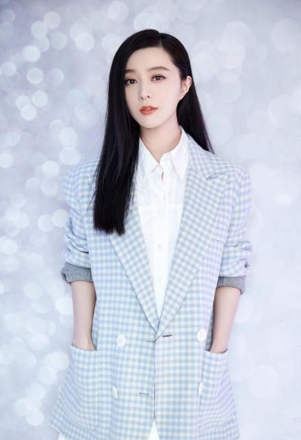 原创范冰冰真气质穿白色衬衫裙清新靓丽满满的女神范