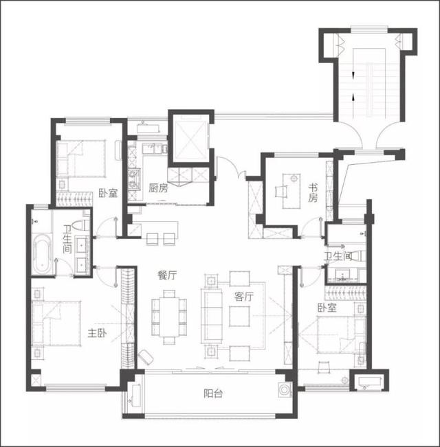 143㎡四室两厅两卫运河湾紧邻古运河,不仅能包容刚需,还为品质人群