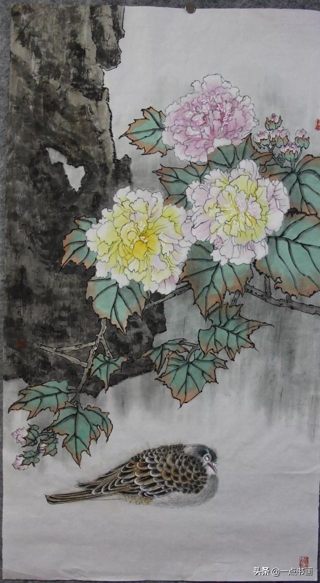 肖艳 工笔花鸟作品欣赏