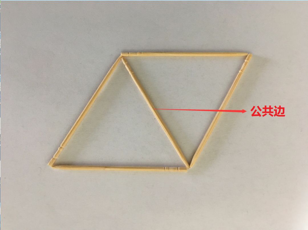 三角形的稳定性牙签图片