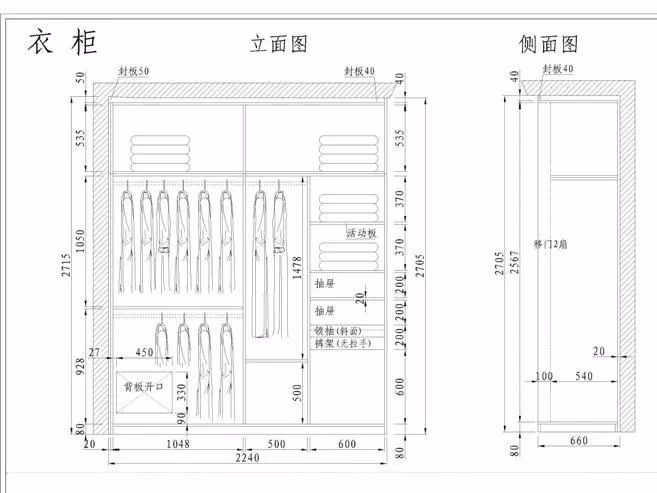 衣柜设计必须了解的10个问题:从柜门到抽屉,很全了!