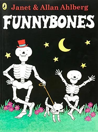 一本非常适合孩子大声朗读,尝试独立阅读的绘本;funnybones by allan