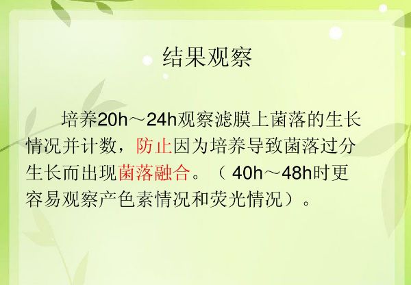 41張ppt為你詳解食品中銅綠假單胞菌檢測和解決飲用水中銅綠超標方法