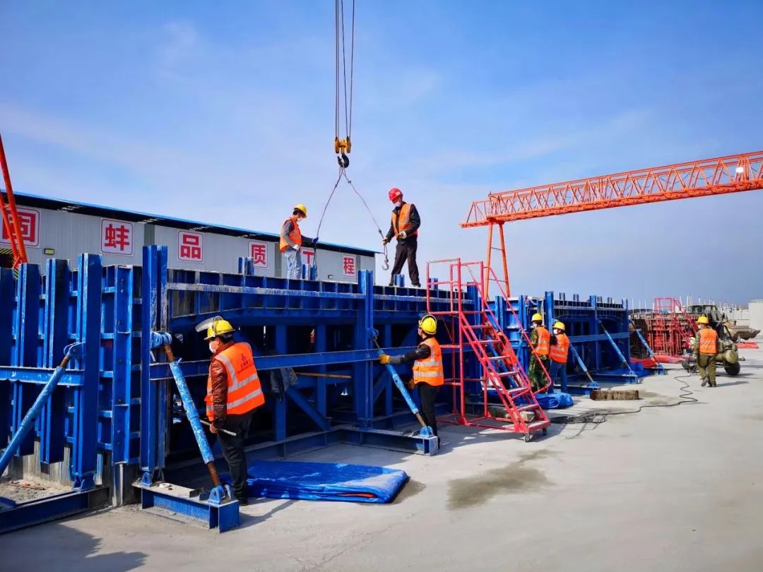 固蚌蚌五高速公路蚌埠交通重点项目全面复产复工