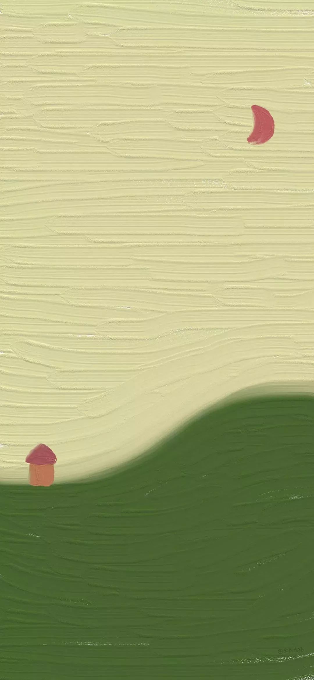 极简油画风壁纸别具一格哦