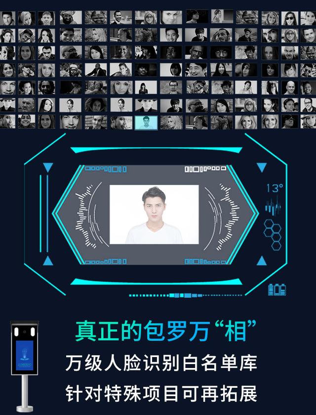 人脸识别一体机助力深圳企业复工不需要指纹通过人脸识别就可以打卡