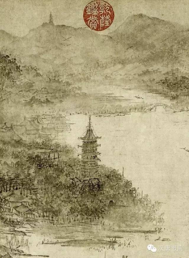 宋人 西湖图卷(原传李嵩绘)