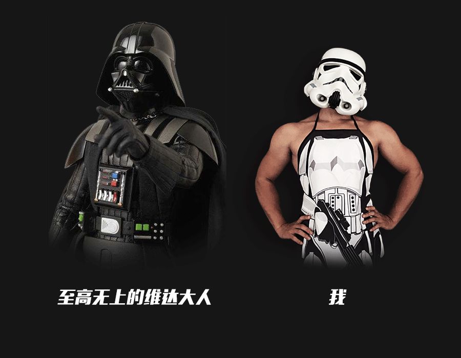 其实我的真正身份是一名银河帝国炊事班的暴风兵,我的工作是为至高无