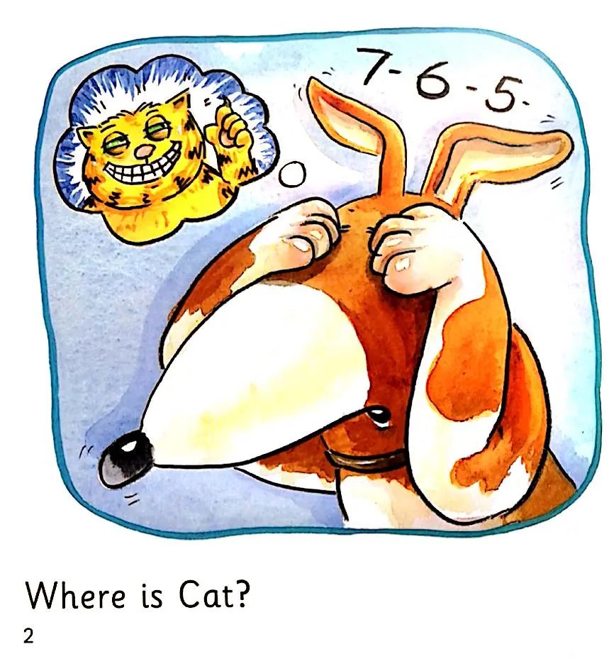 绘本音频《猫和狗捉迷藏》play hide and seekcat and dog快来看看本