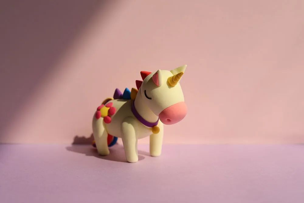 粘土教程五彩缤纷独角兽