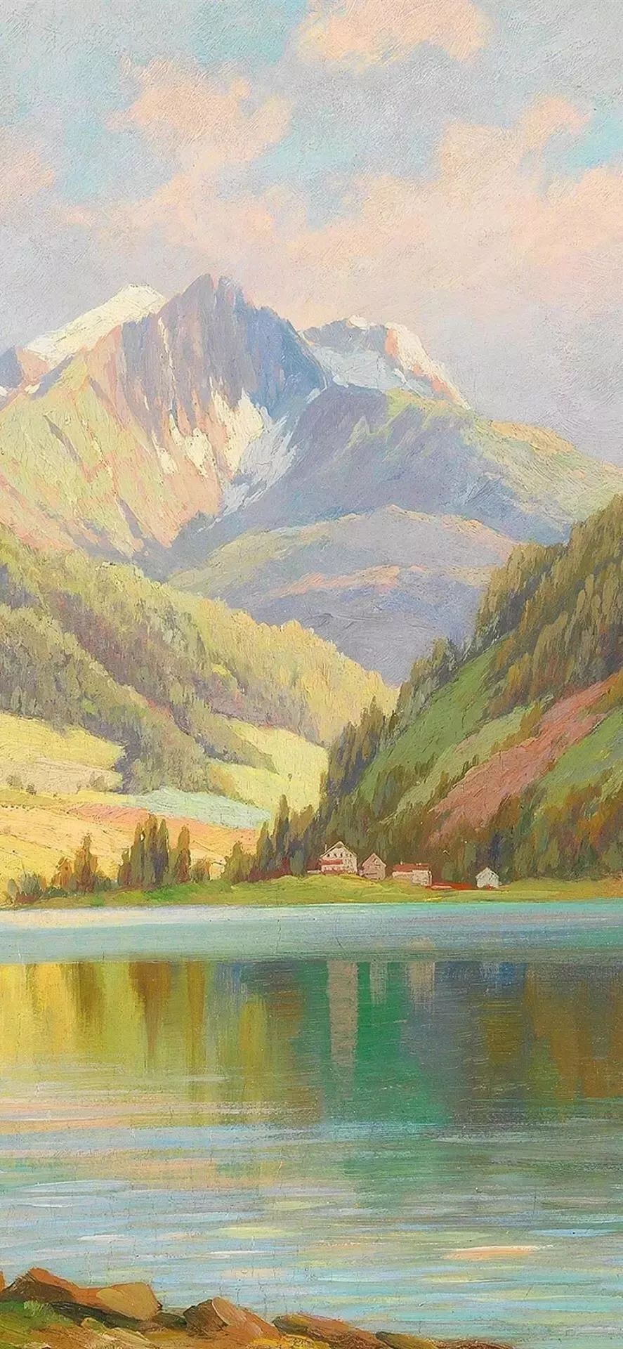 极简油画风壁纸别具一格哦