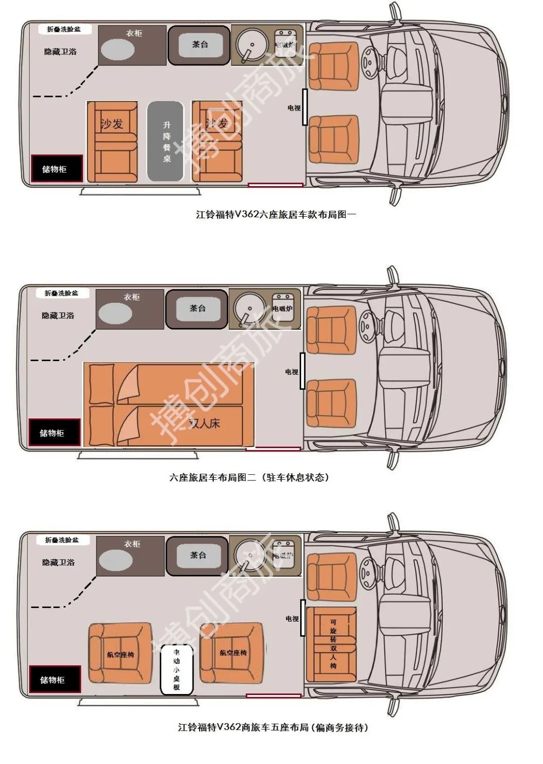 搏创商旅车:个性外观 一车多用 江铃福特新全顺底盘打造