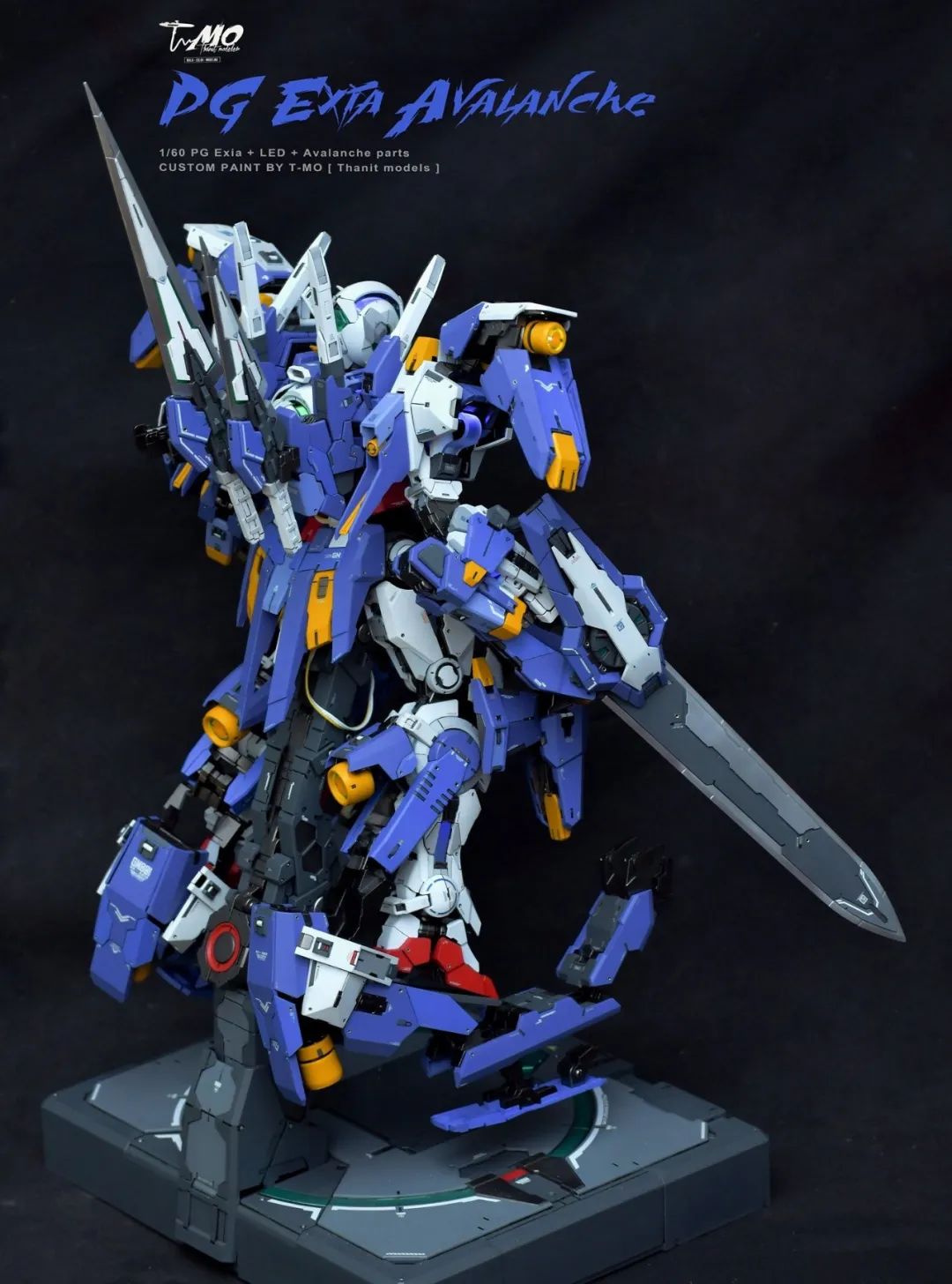 pg160雪崩能天使涂装制作岂止于大还很帅