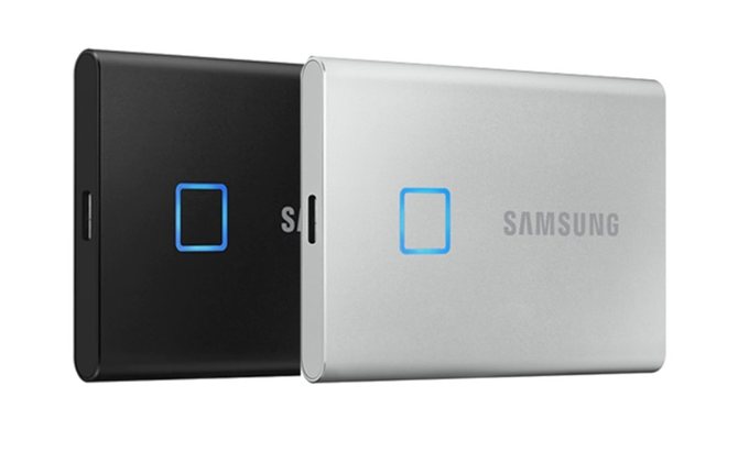 支持指纹识别三星发售新款移动固态硬盘t7touch