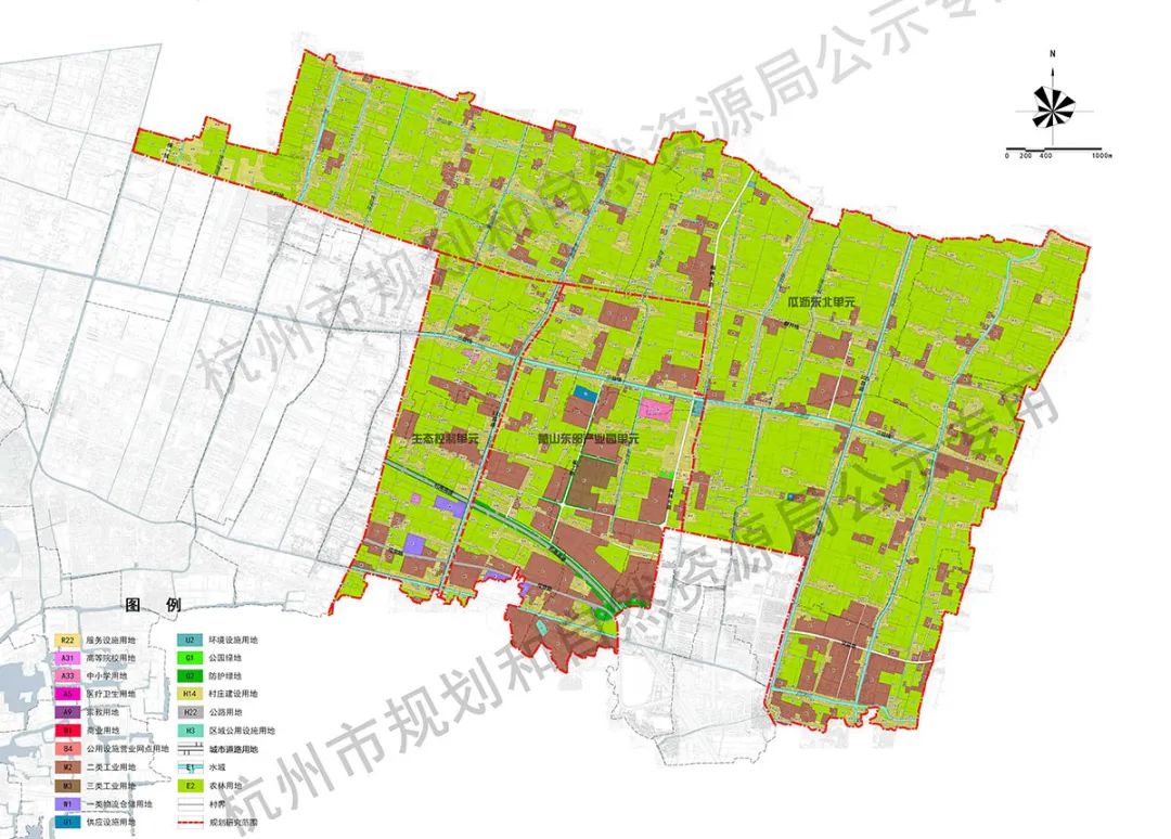 瓜沥坎山西,临港产业园,昭东等7个单元控规发布