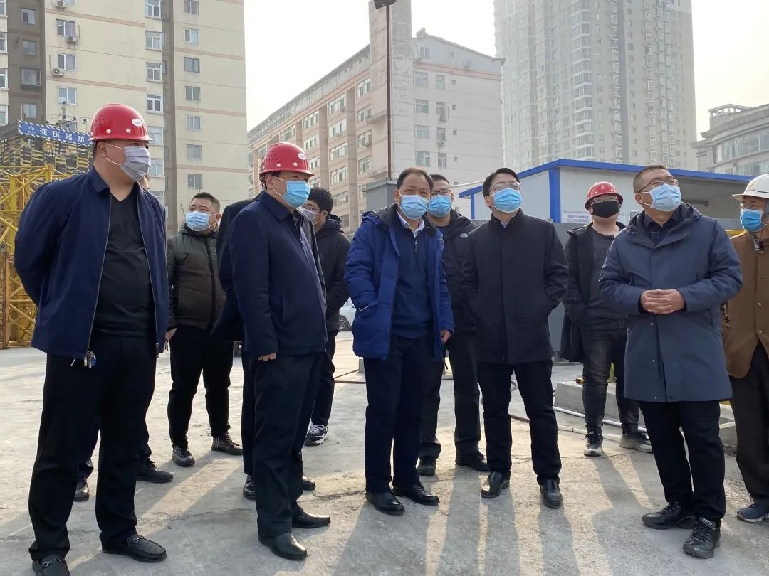 太原市龙城发展投资有限公司董事长刘鹏飞一行莅临电建项目专项指导