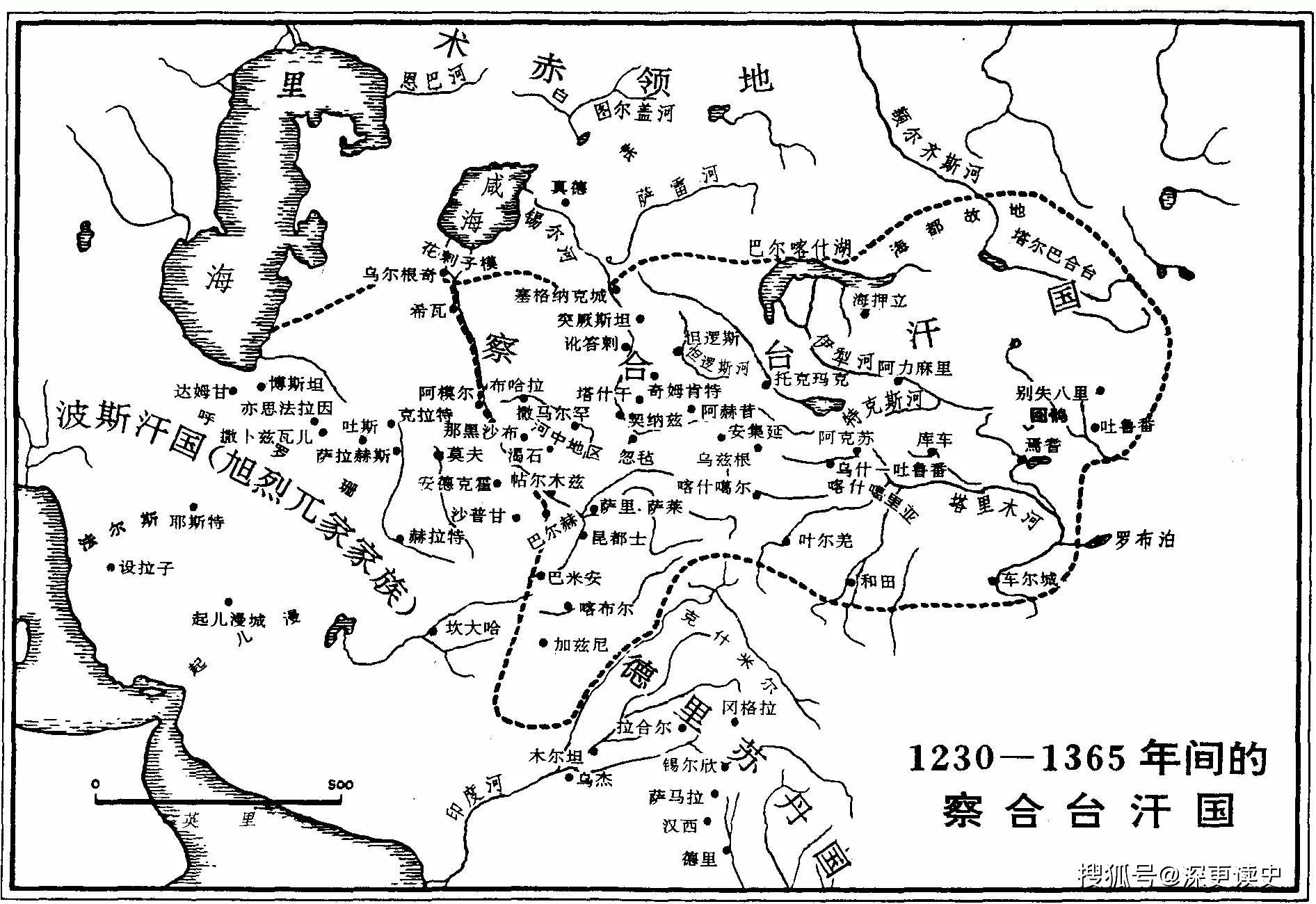 帖木儿汗国地图图片