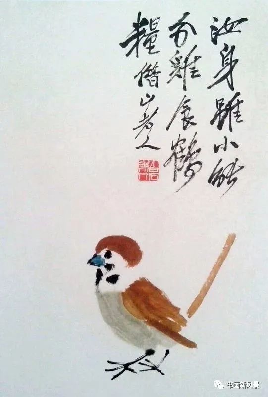 齐白石的这些小品画可读可思