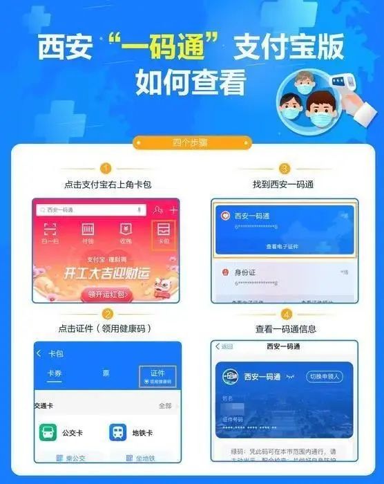 西安全市公共场所实行一码通自行发放个人通行证一律停用
