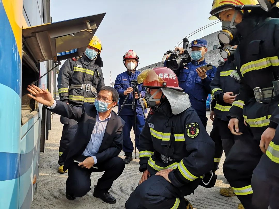 2020年2月26日,貴溪市消防救援大隊組織高石路消防救援站,柏裡大道