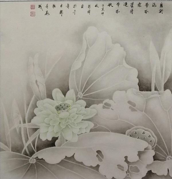 画家郭伟一幅幅不可多得的河卵石画艺术珍品