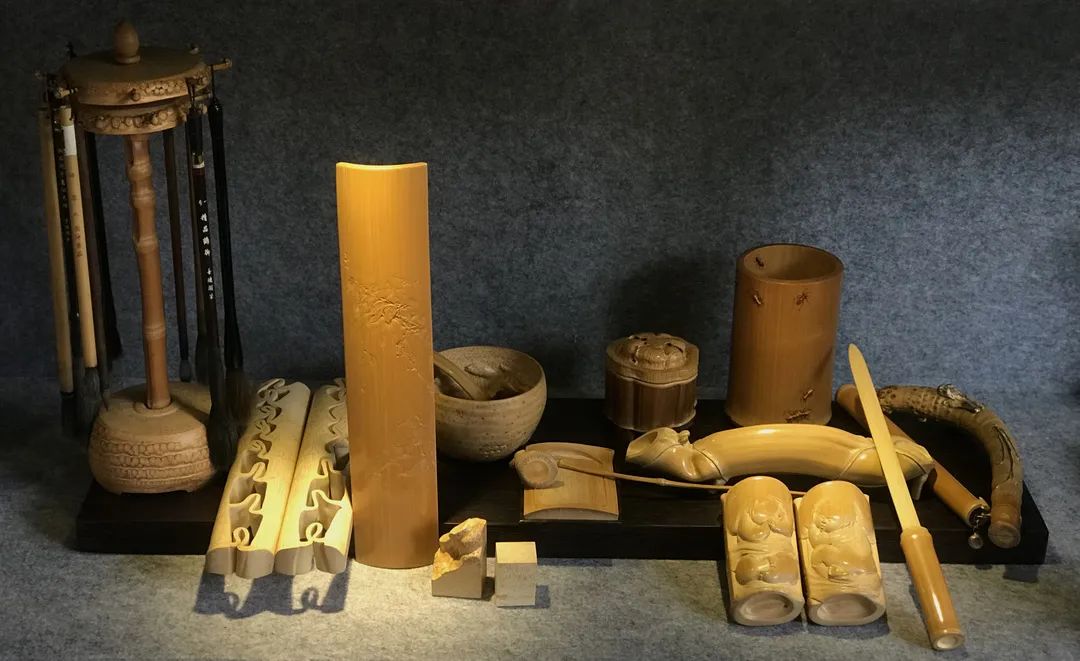 发现非遗之美嵊州竹刻雕俞田个人作品展