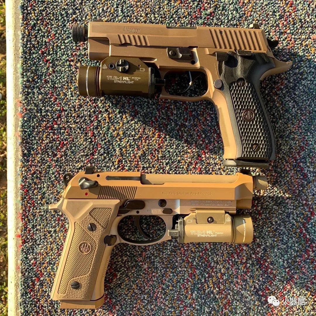 诱人的泥色意大利贝雷塔m9a3手枪图集