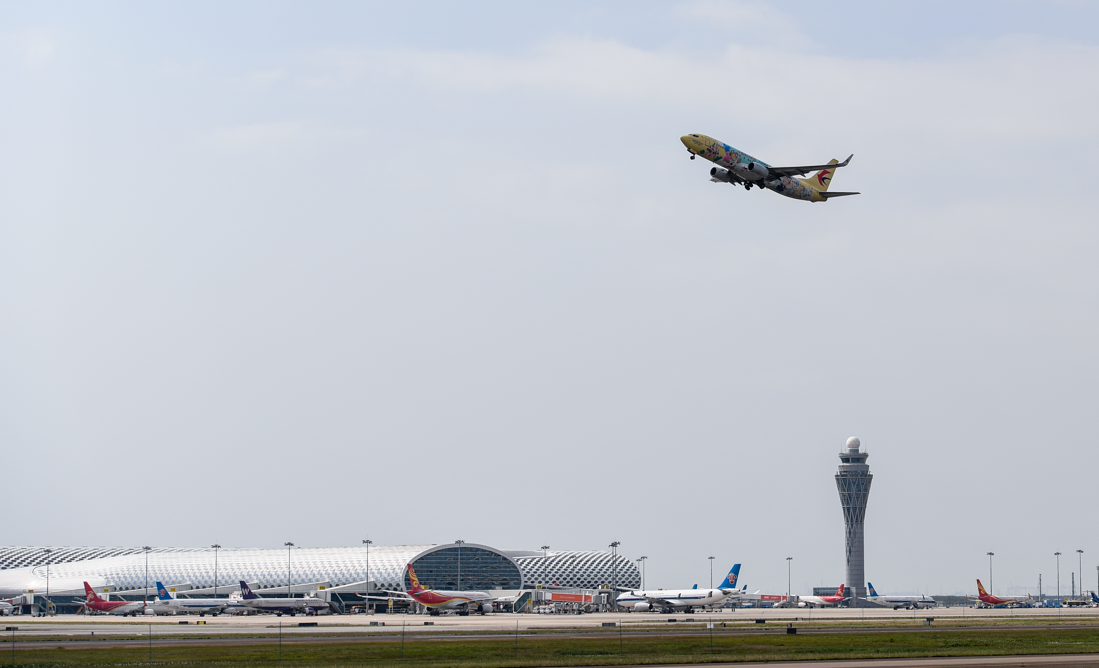 深圳机场陆续恢复航班运营