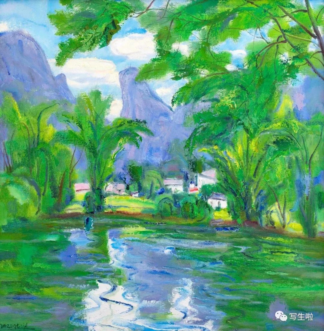 写生啦山河之色当代油画家风景作品合集