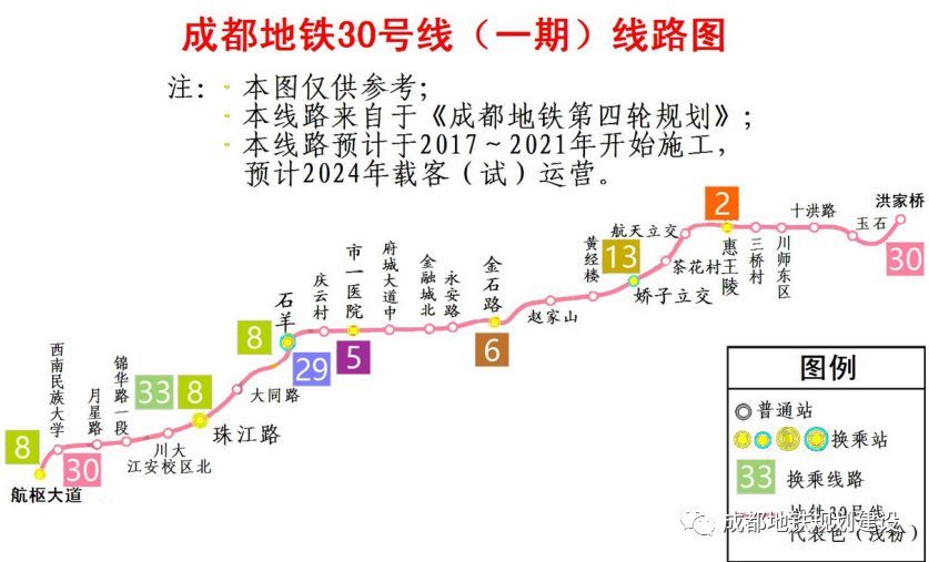 龙泉驿有5个站点的地铁30号线今年开工进展如何