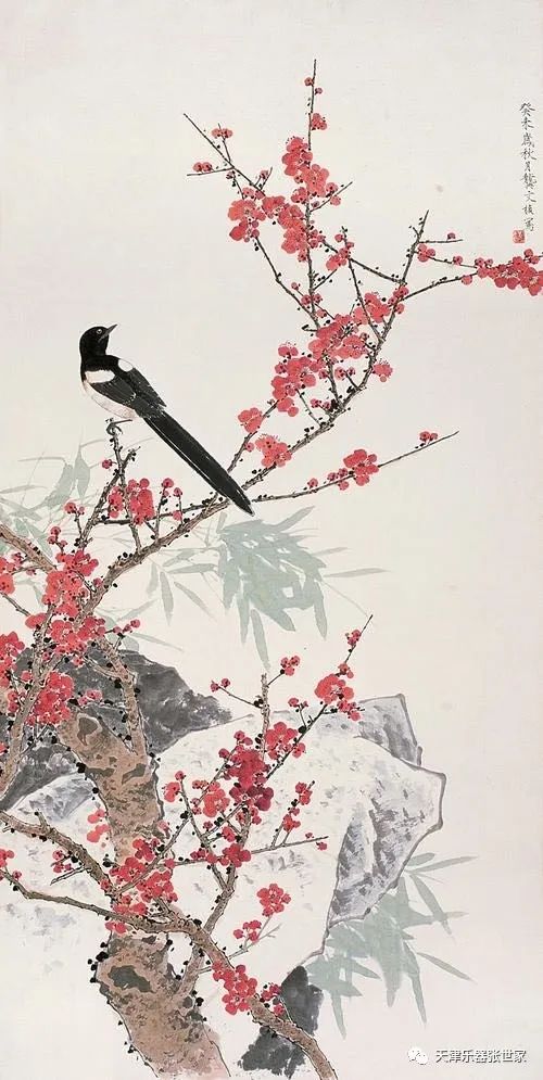喜鹊登梅报祥瑞吉祥好运盼春来