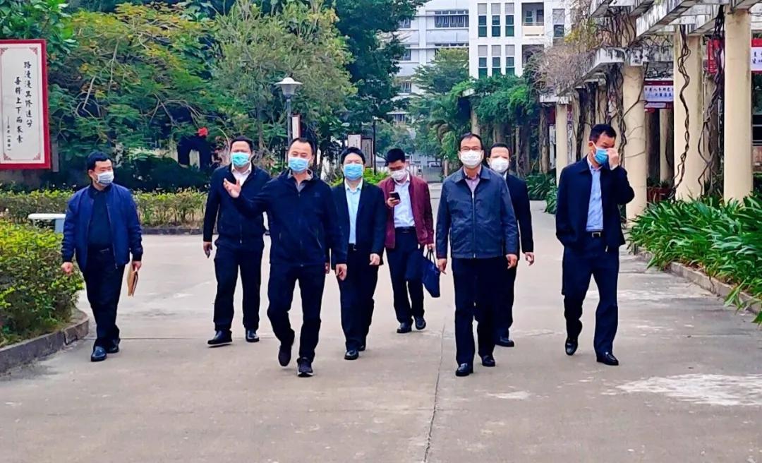 心系疫情防控情满技工教育珠海市人社局局长领导莅临学校指导工作