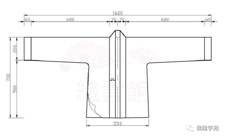 三款汉服裁剪图各有特色
