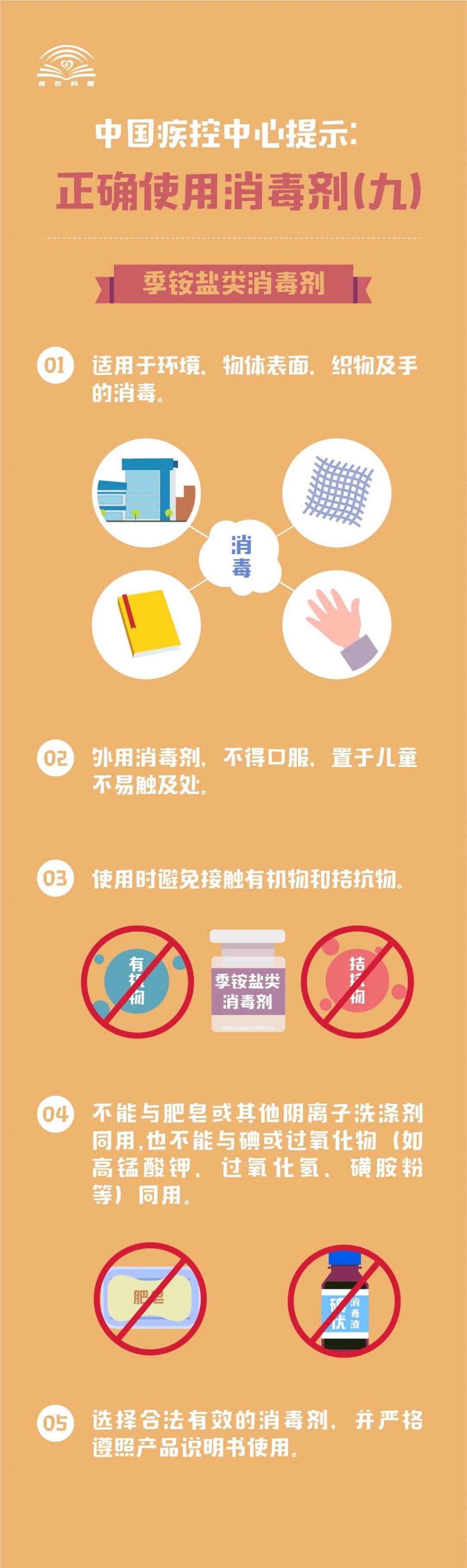 温馨提示 ▏中国疾控中心提示:使用消毒剂要注意这些技巧!