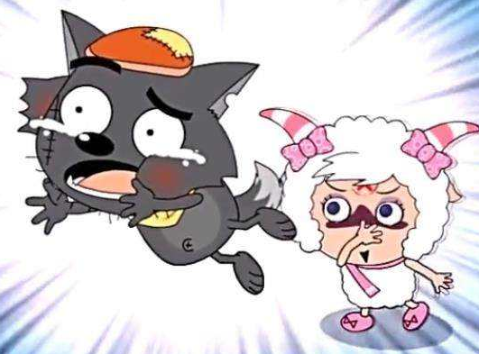 前面三个是因为性格本身就欠揍,但是灰太狼挨揍就很冤枉了.