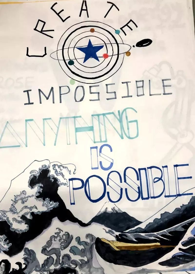 运用色彩和构图将公司和3d打印机产品理念植入海报,在规定时间内阐述